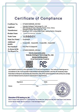 Certificate of compliance